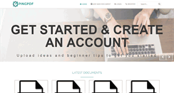 Desktop Screenshot of pingpdf.com