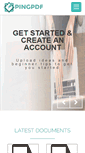Mobile Screenshot of pingpdf.com